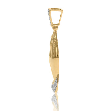 Diamond Praying Hands Pendant Ethan Jordan Jewelers